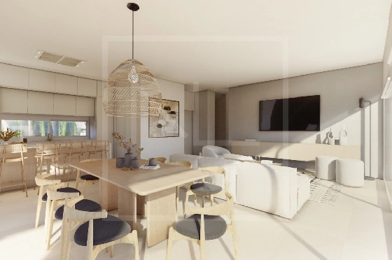 Villa in Benissa costa(Baladrar) zu verkaufen, Living area 138 m², Baujahr 2023, + Fussbodenheizung, Klimaanlage, Plot 625 m², 3 Schlafzimmer, 3 Badezimmer, Pool, ref.: NL-NLD1444-4