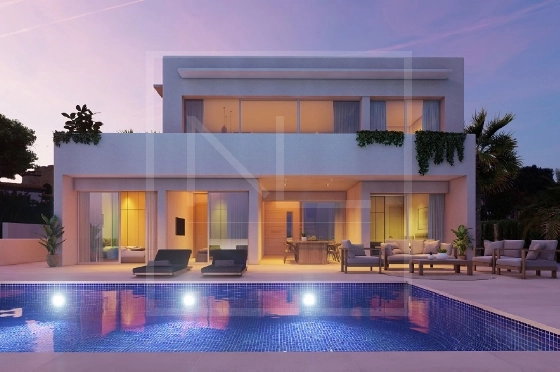 Villa in Benissa costa(Baladrar) zu verkaufen, Living area 142 m², Baujahr 2023, + Fussbodenheizung, Klimaanlage, Plot 729 m², 4 Schlafzimmer, 3 Badezimmer, Pool, ref.: NL-NLD1445-1