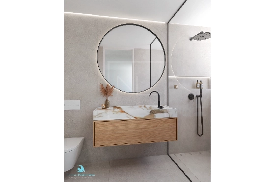 Villa in Moraira zu verkaufen, Living area 268 m², Baujahr 2023, + Zentralheizung, Klimaanlage, Plot 891 m², 4 Schlafzimmer, 4 Badezimmer, Pool, ref.: NL-NLD1448-10