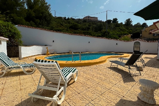 Villa in Benidoleig zur Ferienvermietung, Living area 180 m², Baujahr 1989, + KLIMA, Klimaanlage, Plot 653 m², 3 Schlafzimmer, 2 Badezimmer, Pool, ref.: T-0923-20