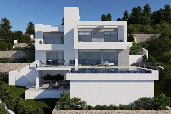 Villa in Cumbre del Sol zu verkaufen, Living area 320 m², Plot 805 m², 3 Schlafzimmer, 3 Badezimmer, Pool, ref.: BS-82447847-5