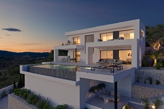 Villa in Cumbre del Sol zu verkaufen, Living area 454 m², Plot 847 m², 3 Schlafzimmer, 5 Badezimmer, Pool, ref.: BS-82447866-3