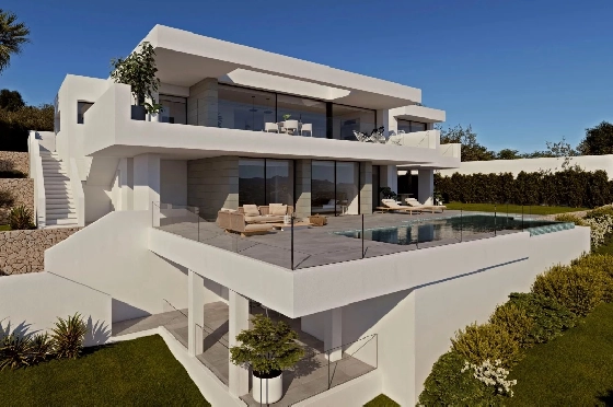 Villa in Cumbre del Sol zu verkaufen, Living area 597 m², Plot 1158 m², 3 Schlafzimmer, 5 Badezimmer, Pool, ref.: BS-82447870-2