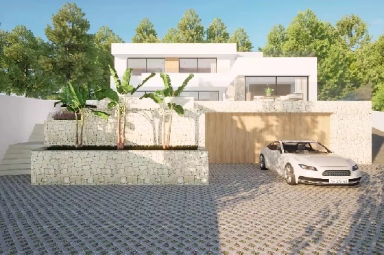 Villa in Moraira(Pla del Mar) zu verkaufen, Living area 340 m², Baujahr 2023, Klimaanlage, Plot 1070 m², 4 Schlafzimmer, 4 Badezimmer, Pool, ref.: BI-MT.H-787-2