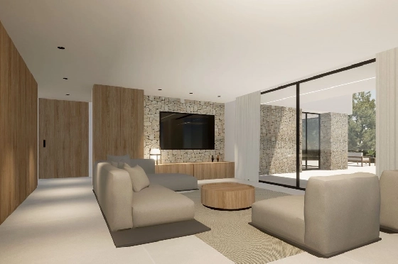 Villa in Moraira(Pla del Mar) zu verkaufen, Living area 340 m², Baujahr 2023, Klimaanlage, Plot 1070 m², 4 Schlafzimmer, 4 Badezimmer, Pool, ref.: BI-MT.H-787-7