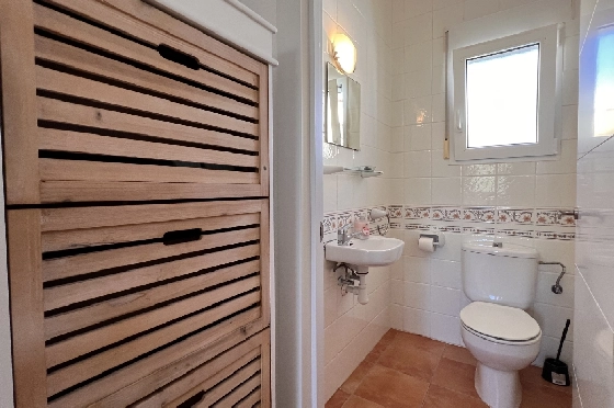 Villa in Els Poblets zur Ferienvermietung, Living area 125 m², Baujahr 2003, + KLIMA, Klimaanlage, Plot 400 m², 2 Schlafzimmer, 2 Badezimmer, Pool, ref.: T-1123-12