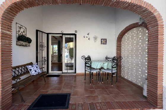 Villa in Els Poblets zur Ferienvermietung, Living area 125 m², Baujahr 2003, + KLIMA, Klimaanlage, Plot 400 m², 2 Schlafzimmer, 2 Badezimmer, Pool, ref.: T-1123-23