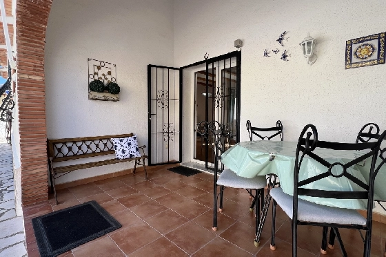 Villa in Els Poblets zur Ferienvermietung, Living area 125 m², Baujahr 2003, + KLIMA, Klimaanlage, Plot 400 m², 2 Schlafzimmer, 2 Badezimmer, Pool, ref.: T-1123-24