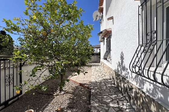 Villa in Els Poblets zur Ferienvermietung, Living area 125 m², Baujahr 2003, + KLIMA, Klimaanlage, Plot 400 m², 2 Schlafzimmer, 2 Badezimmer, Pool, ref.: T-1123-28