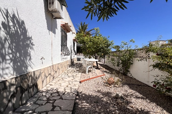Villa in Els Poblets zur Ferienvermietung, Living area 125 m², Baujahr 2003, + KLIMA, Klimaanlage, Plot 400 m², 2 Schlafzimmer, 2 Badezimmer, Pool, ref.: T-1123-29