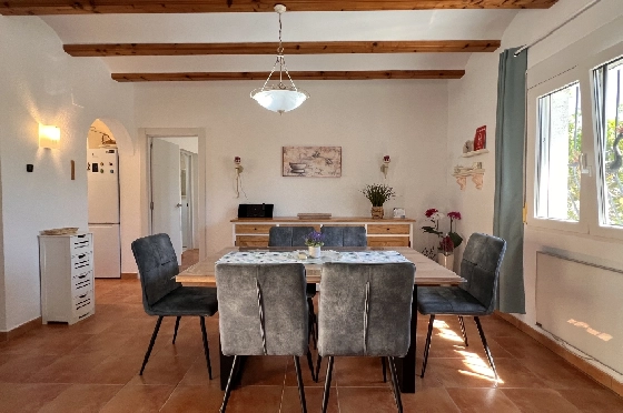 Villa in Els Poblets zur Ferienvermietung, Living area 125 m², Baujahr 2003, + KLIMA, Klimaanlage, Plot 400 m², 2 Schlafzimmer, 2 Badezimmer, Pool, ref.: T-1123-4