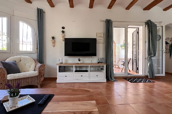 Villa in Els Poblets zur Ferienvermietung, Living area 125 m², Baujahr 2003, + KLIMA, Klimaanlage, Plot 400 m², 2 Schlafzimmer, 2 Badezimmer, Pool, ref.: T-1123-7