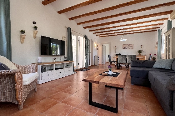 Villa in Els Poblets zur Ferienvermietung, Living area 125 m², Baujahr 2003, + KLIMA, Klimaanlage, Plot 400 m², 2 Schlafzimmer, 2 Badezimmer, Pool, ref.: T-1123-8