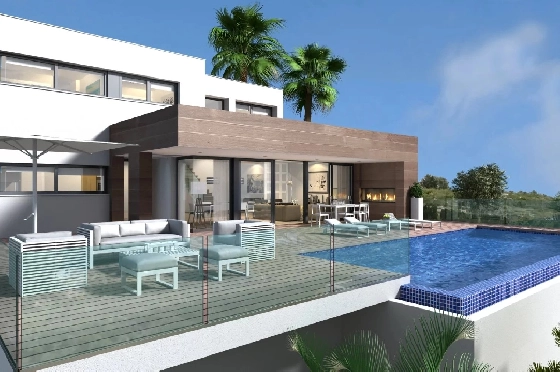 Villa in Cumbre del Sol zu verkaufen, Living area 459 m², Plot 932 m², 3 Schlafzimmer, 4 Badezimmer, Pool, ref.: BS-83710400-1