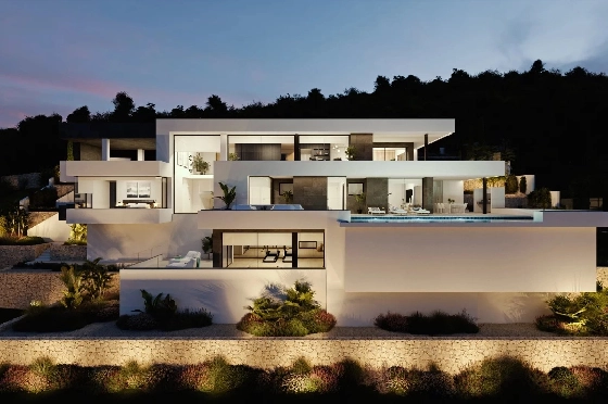 Villa in Cumbre del Sol zu verkaufen, Living area 830 m², Plot 1877 m², 1 Schlafzimmer, 5 Badezimmer, Pool, ref.: BS-83710403-2