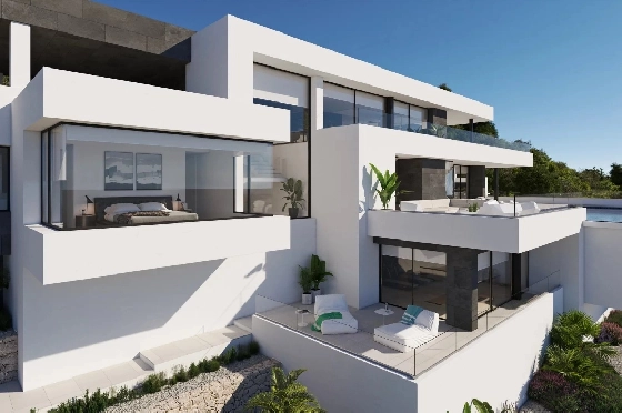 Villa in Cumbre del Sol zu verkaufen, Living area 830 m², Plot 1877 m², 1 Schlafzimmer, 5 Badezimmer, Pool, ref.: BS-83710403-3