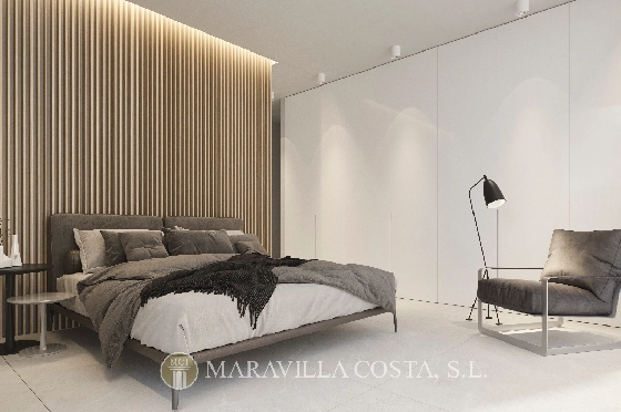 Villa in Moraira zu verkaufen, Living area 261 m², Baujahr 2023, + Fussbodenheizung, Klimaanlage, Plot 939 m², 4 Schlafzimmer, 4 Badezimmer, Pool, ref.: MV-2499-5