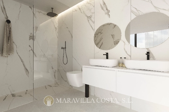 Villa in Moraira zu verkaufen, Living area 261 m², Baujahr 2023, + Fussbodenheizung, Klimaanlage, Plot 939 m², 4 Schlafzimmer, 4 Badezimmer, Pool, ref.: MV-2499-6