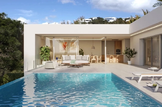 Villa in Cumbre del Sol zu verkaufen, Living area 329 m², Plot 813 m², 3 Schlafzimmer, 3 Badezimmer, Pool, ref.: BS-83851622-7