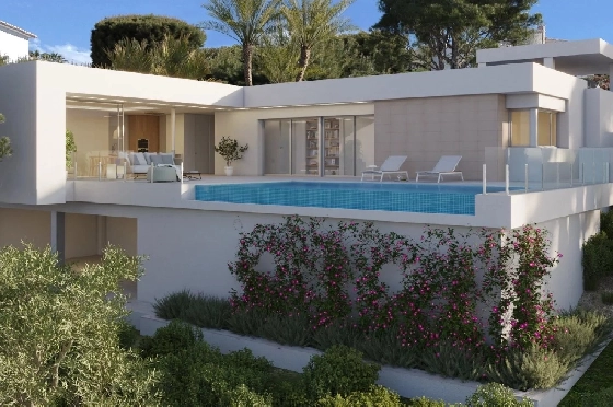 Villa in Cumbre del Sol zu verkaufen, Living area 329 m², Plot 956 m², 3 Schlafzimmer, 3 Badezimmer, Pool, ref.: BS-83851625-1