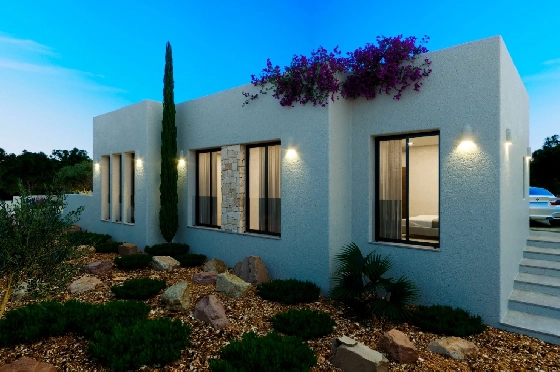 Villa in Denia(Marquesa 4) zu verkaufen, Living area 120 m², Baujahr 2025, Zustand neuwertig, + Zentralheizung, Klimaanlage, Plot 1085 m², 3 Schlafzimmer, 2 Badezimmer, Pool, ref.: UM-UV-HEBE-11