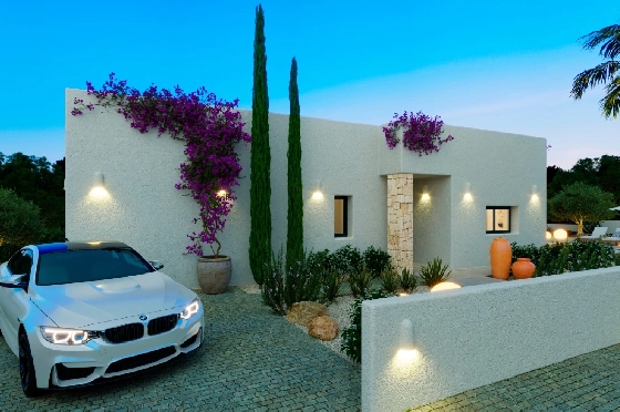 Villa in Denia(Marquesa 4) zu verkaufen, Living area 120 m², Baujahr 2025, Zustand neuwertig, + Zentralheizung, Klimaanlage, Plot 1085 m², 3 Schlafzimmer, 2 Badezimmer, Pool, ref.: UM-UV-HEBE-12