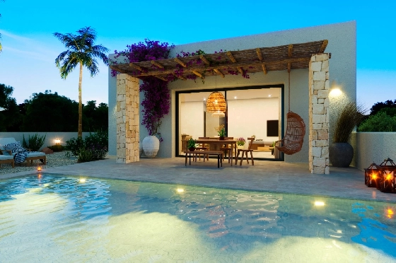 Villa in Denia(Marquesa 4) zu verkaufen, Living area 120 m², Baujahr 2025, Zustand neuwertig, + Zentralheizung, Klimaanlage, Plot 1085 m², 3 Schlafzimmer, 2 Badezimmer, Pool, ref.: UM-UV-HEBE-13