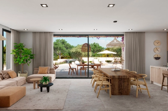 Villa in Denia(Marquesa 4) zu verkaufen, Living area 120 m², Baujahr 2025, Zustand neuwertig, + Zentralheizung, Klimaanlage, Plot 1085 m², 3 Schlafzimmer, 2 Badezimmer, Pool, ref.: UM-UV-HEBE-6