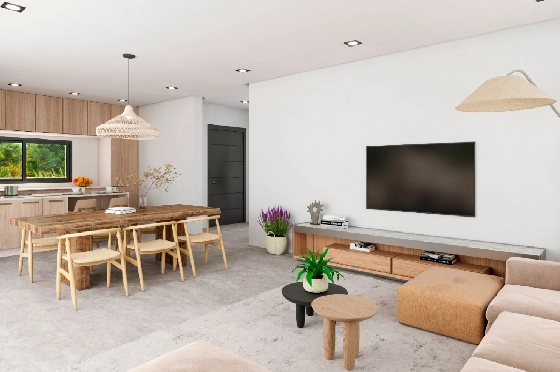 Villa in Denia(Marquesa 4) zu verkaufen, Living area 120 m², Baujahr 2025, Zustand neuwertig, + Zentralheizung, Klimaanlage, Plot 1085 m², 3 Schlafzimmer, 2 Badezimmer, Pool, ref.: UM-UV-HEBE-7