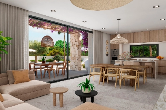 Villa in Denia(Marquesa 4) zu verkaufen, Living area 120 m², Baujahr 2025, Zustand neuwertig, + Zentralheizung, Klimaanlage, Plot 1085 m², 3 Schlafzimmer, 2 Badezimmer, Pool, ref.: UM-UV-HEBE-8