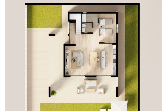 Villa in Finestrat(Balcon de Finestrat) zu verkaufen, Living area 157 m², Plot 489 m², 4 Schlafzimmer, 3 Badezimmer, Pool, ref.: TW-BREEZE-75-12