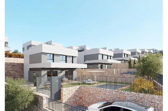 Villa in Finestrat(Balcon de Finestrat) zu verkaufen, Living area 157 m², Plot 489 m², 4 Schlafzimmer, 3 Badezimmer, Pool, ref.: TW-BREEZE-75-3