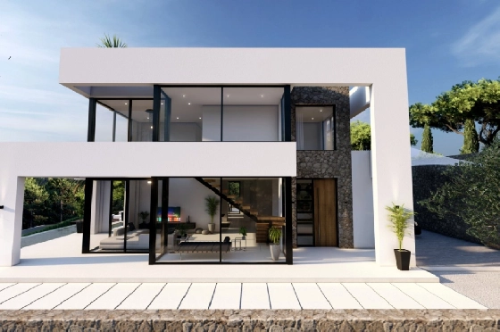 Villa in Benissa(La Fustera) zu verkaufen, Living area 615 m², Baujahr 2023, Klimaanlage, Plot 1347 m², 4 Schlafzimmer, 3 Badezimmer, Pool, ref.: BI-BE.H-902-14