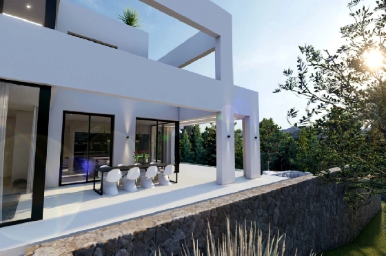 Villa in Benissa(La Fustera) zu verkaufen, Living area 615 m², Baujahr 2023, Klimaanlage, Plot 1347 m², 4 Schlafzimmer, 3 Badezimmer, Pool, ref.: BI-BE.H-902-15