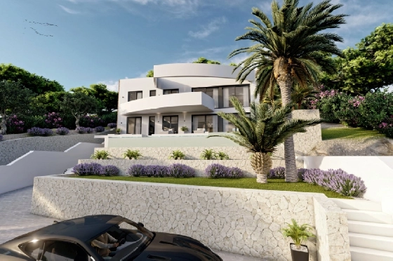 Villa in Altea zu verkaufen, Living area 540 m², Baujahr 2024, Klimaanlage, Plot 1270 m², 4 Schlafzimmer, 4 Badezimmer, Pool, ref.: BI-AL.H-031-17