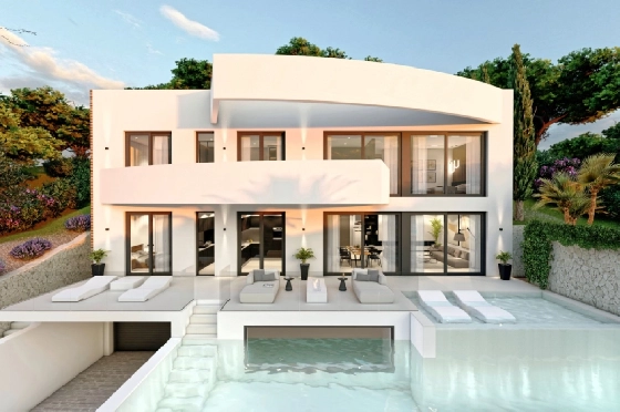 Villa in Altea zu verkaufen, Living area 540 m², Baujahr 2024, Klimaanlage, Plot 1270 m², 4 Schlafzimmer, 4 Badezimmer, Pool, ref.: BI-AL.H-031-18