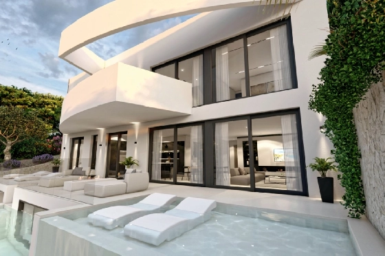 Villa in Altea zu verkaufen, Living area 540 m², Baujahr 2024, Klimaanlage, Plot 1270 m², 4 Schlafzimmer, 4 Badezimmer, Pool, ref.: BI-AL.H-031-21