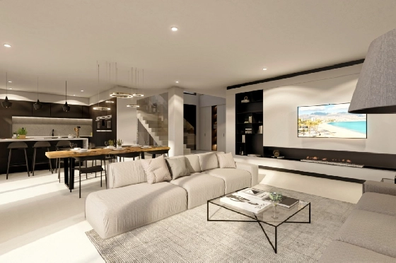Villa in Altea zu verkaufen, Living area 540 m², Baujahr 2024, Klimaanlage, Plot 1270 m², 4 Schlafzimmer, 4 Badezimmer, Pool, ref.: BI-AL.H-031-8