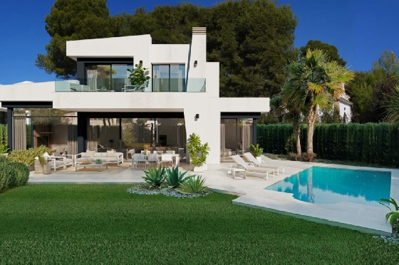 Villa in Benissa(La Fustera) zu verkaufen, Living area 284 m², Klimaanlage, Plot 725 m², 3 Schlafzimmer, 3 Badezimmer, Pool, ref.: BI-BE.H-903-5