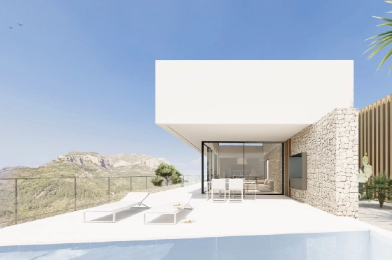 Villa in Denia zu verkaufen, Living area 176 m², Baujahr 2023, Klimaanlage, Plot 1514 m², 3 Schlafzimmer, 3 Badezimmer, Pool, ref.: BI-DE.H-008-12