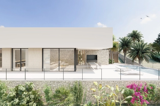 Villa in Denia zu verkaufen, Living area 176 m², Baujahr 2023, Klimaanlage, Plot 1514 m², 3 Schlafzimmer, 3 Badezimmer, Pool, ref.: BI-DE.H-008-14