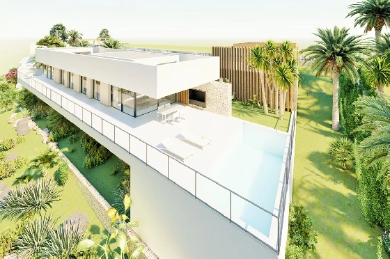 Villa in Denia zu verkaufen, Living area 176 m², Baujahr 2023, Klimaanlage, Plot 1514 m², 3 Schlafzimmer, 3 Badezimmer, Pool, ref.: BI-DE.H-008-16