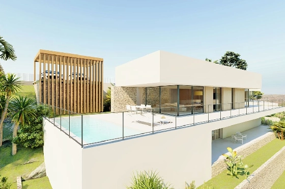 Villa in Denia zu verkaufen, Living area 176 m², Baujahr 2023, Klimaanlage, Plot 1514 m², 3 Schlafzimmer, 3 Badezimmer, Pool, ref.: BI-DE.H-008-17