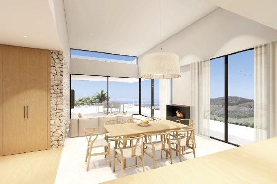 Villa in Denia zu verkaufen, Living area 176 m², Baujahr 2023, Klimaanlage, Plot 1514 m², 3 Schlafzimmer, 3 Badezimmer, Pool, ref.: BI-DE.H-008-5