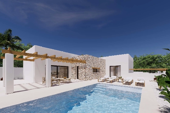 Villa in Moraira zu verkaufen, Living area 196 m², Klimaanlage, Plot 800 m², 4 Schlafzimmer, 3 Badezimmer, Pool, ref.: BI-MT.H-796-1