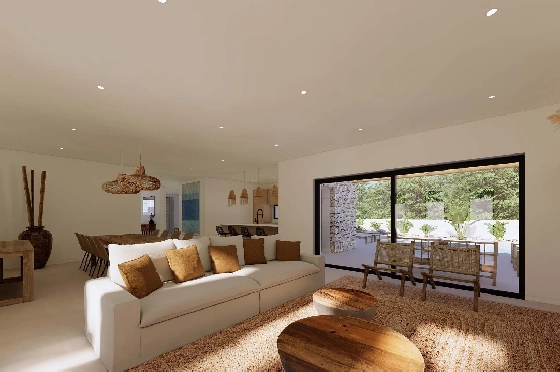 Villa in Moraira zu verkaufen, Living area 196 m², Klimaanlage, Plot 800 m², 4 Schlafzimmer, 3 Badezimmer, Pool, ref.: BI-MT.H-796-2