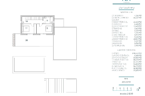 Villa in Moraira zu verkaufen, Living area 190 m², Klimaanlage, Plot 800 m², 4 Schlafzimmer, 4 Badezimmer, Pool, ref.: BI-MT.H-792-10