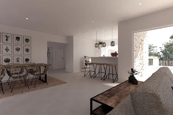 Villa in Moraira zu verkaufen, Living area 190 m², Klimaanlage, Plot 800 m², 4 Schlafzimmer, 4 Badezimmer, Pool, ref.: BI-MT.H-792-4