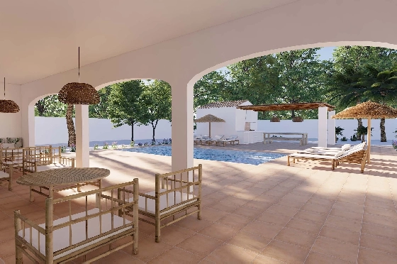 Villa in Moraira zu verkaufen, Living area 248 m², Klimaanlage, Plot 800 m², 4 Schlafzimmer, 5 Badezimmer, Pool, ref.: BI-MT.H-795-2