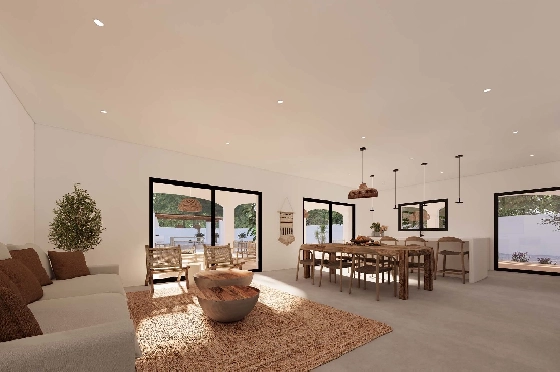Villa in Moraira zu verkaufen, Living area 248 m², Klimaanlage, Plot 800 m², 4 Schlafzimmer, 5 Badezimmer, Pool, ref.: BI-MT.H-795-3